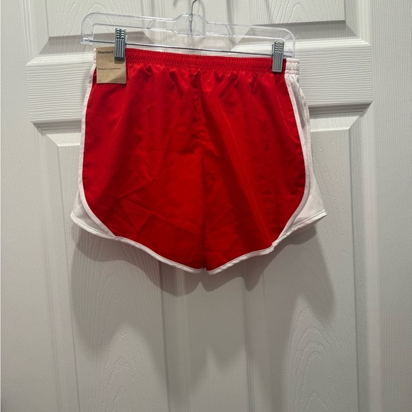 NWT Nike Girls' Dry Tempo Running Shorts Size XL. Red & white. - Picture 4 of 7